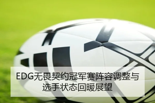 EDG无畏契约冠军赛阵容调整与选手状态回暖展望